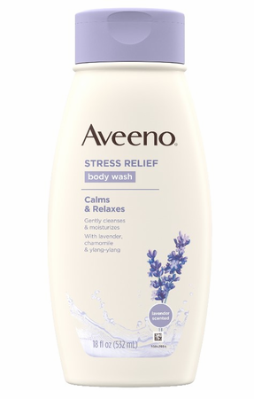 Aveeno Body Wash Stress Relief 18 oz