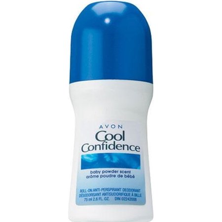 Avon Roll On 2.6 oz Cool Confid-Baby Powder
