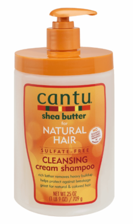 Cantu Natural Shea Butter Sulfate free Cleansing Cream Shmpoo 25 oz
