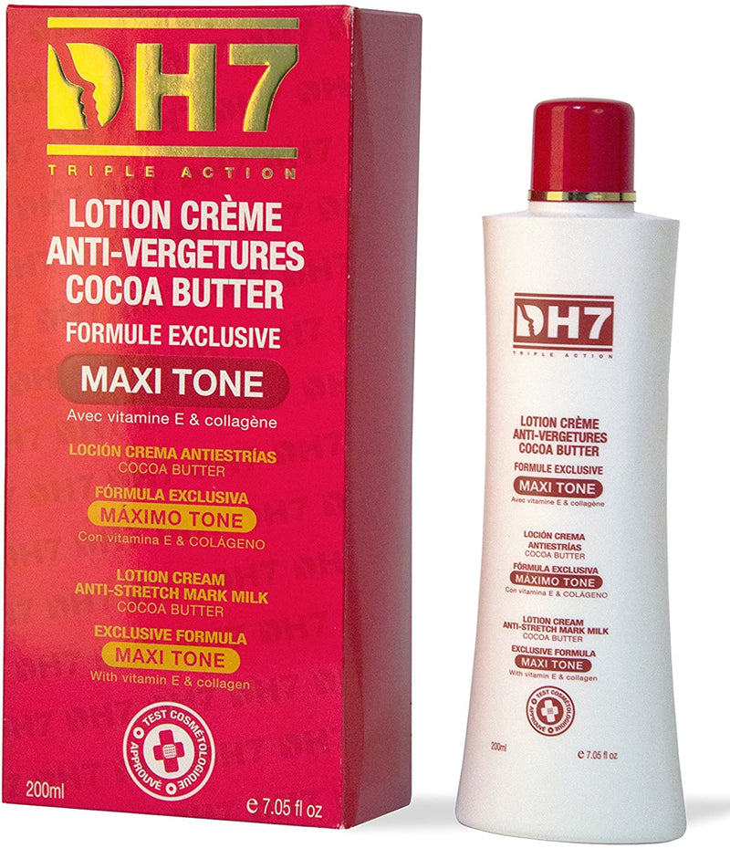 DH7 Maxi Tone Anti-Stretch Mark Lotion With Cocoa Butter 7.05 oz