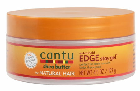 Cantu Natural Shea Butter Extra Hold Edge Stay Gel 4.5 oz Salon Size