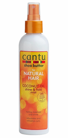 Cantu Natural Shea Butter Coconut Oil Shine & Hold Mist 8 oz