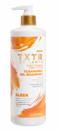 Cantu Txtr Color Treated + Curls Cleansing Oil Shampoo 16 oz