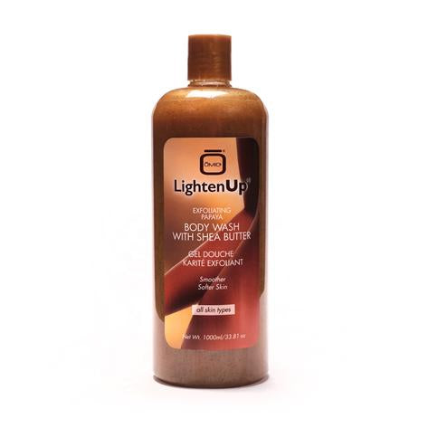 LightenUp Plus Exfoliating Papaya Body Wash with Shea Butter 33.8 oz/1000 ml