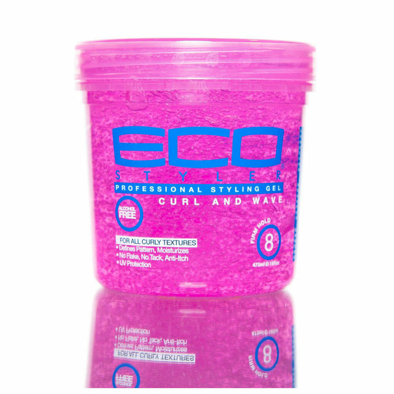 Ecoco Curl & Wave Styling Gel 16 oz- Pink
