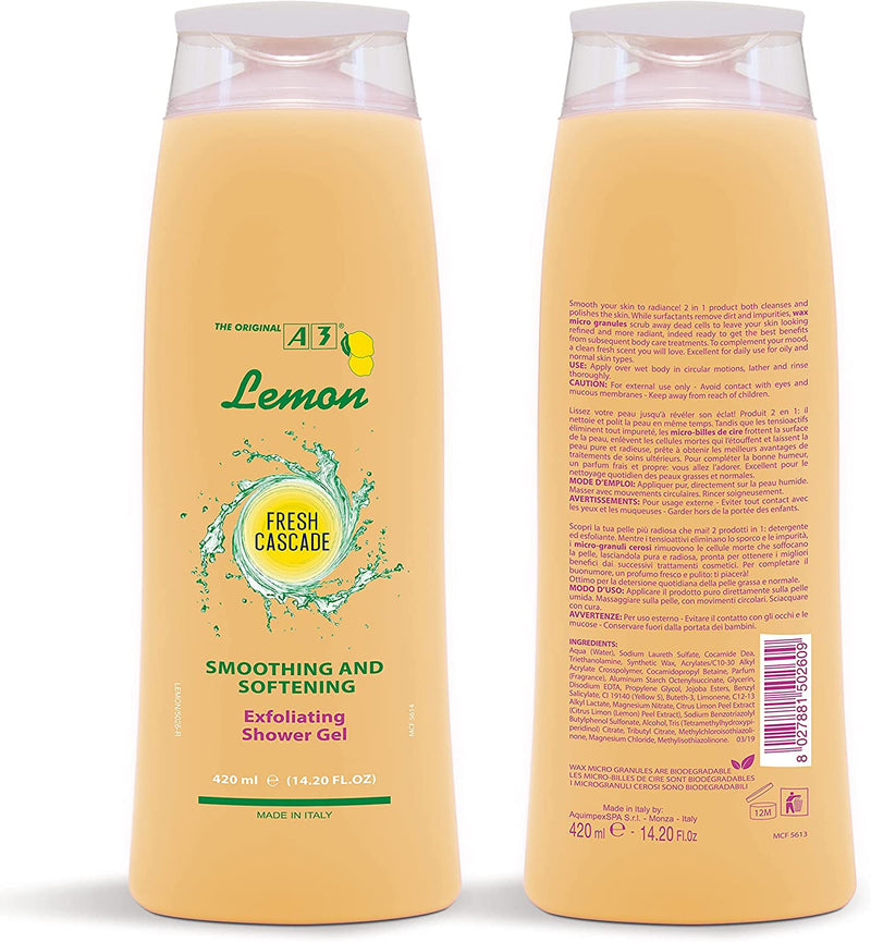 A3 Lemon Exfoliating Shower Gel 14.2 / 420 ml