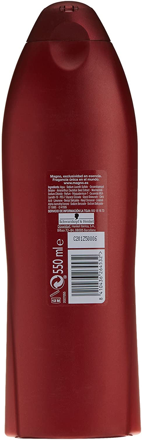 Magno Rouge Shower Gel 18.6 oz / 550 ml