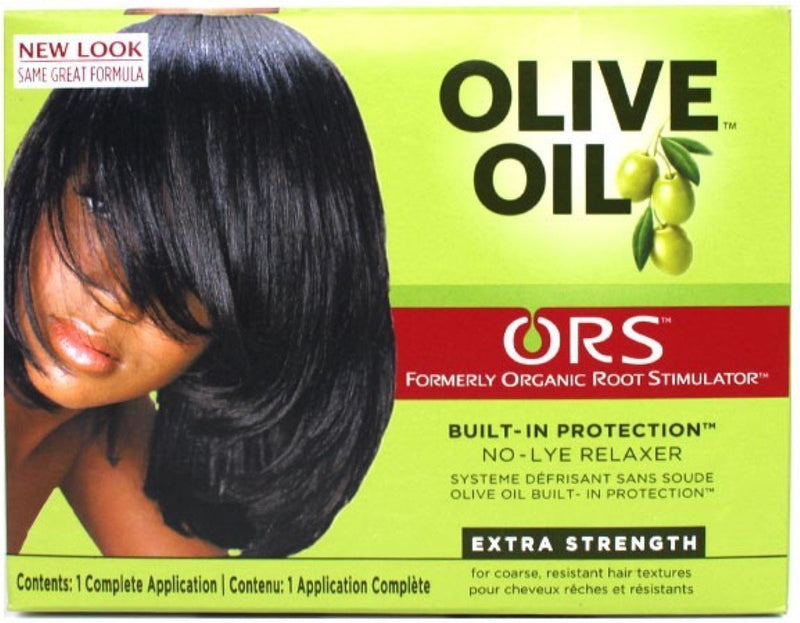 ORS Olive Oil No-Lye Relaxer (Extra Strength) Twin pk